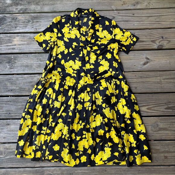 Rochas Paris Floral 100% Silk Dress - Picture 1 of 5